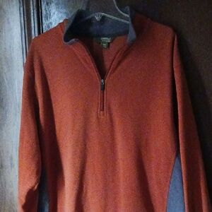 Gander Mountain 2XLT Dark Brown Orange Fleece